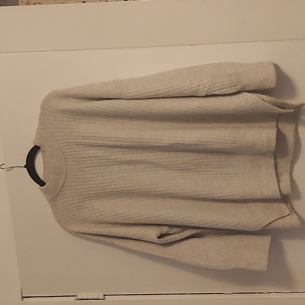 H&M mock neck cream sweater